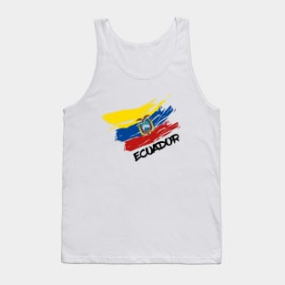 Bandera de Ecuador Tank Top